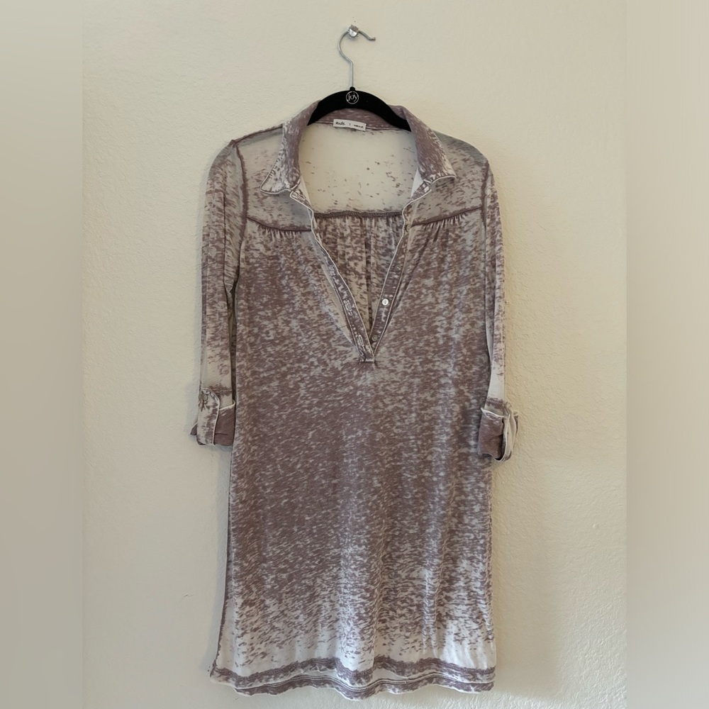 Aude dusty/muted purple dress